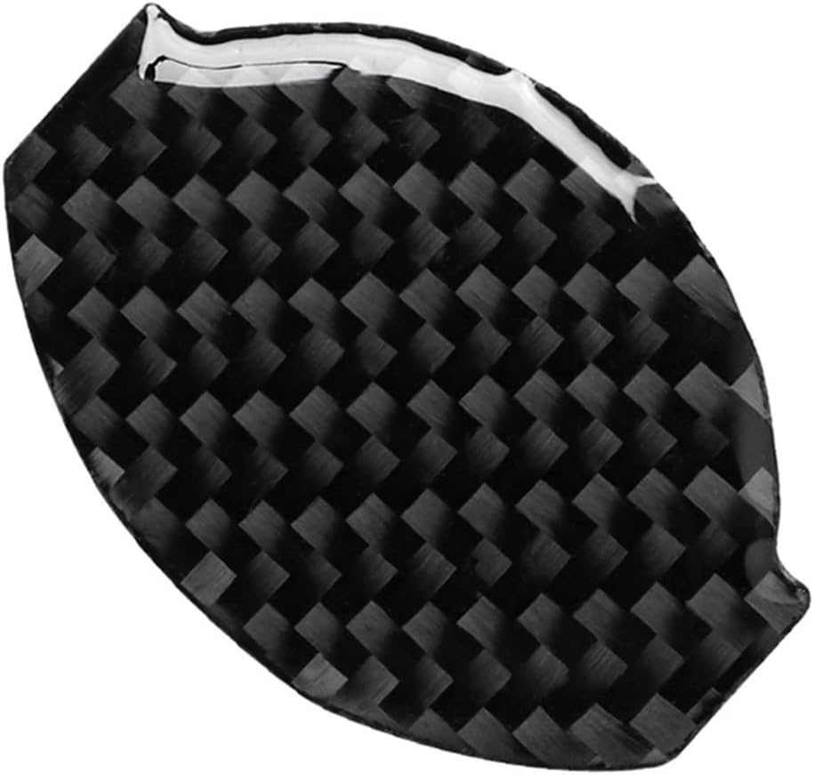 Adhesivos decorativos para Nissan 350Z 370Z Z34 2009-2020 de fibra de carbono para interiores, salida de aire, cubierta de ventilación para el