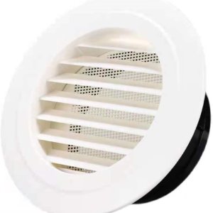 Cubierta de ventilación de aire de 6 pulgadas, cubierta de rejilla redonda de ABS para baño, oficina, hogar, sistema HVAC (ø150 mm) Cubierta de ventilación de aire de 6 pulgadas, cubierta de rejilla redonda de ABS para baño, oficina, hogar, sistema HVAC (ø150 mm)