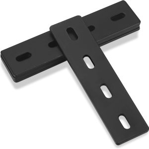 4 placas de metal para reparación, placas planas resistentes, placas de soporte recto plano, fijación de reparación de muebles, conectores de placas 4 placas de metal para reparación, placas planas resistentes, placas de soporte recto plano, fijación de reparación de muebles, conectores de placas