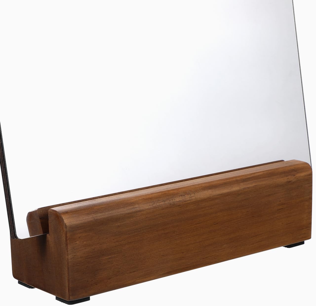 Soporte de espejo de cuerpo completo Estante de ilustraciones de madera Soporte de espejo de longitud completa Soporte de pantalla de madera Soporte