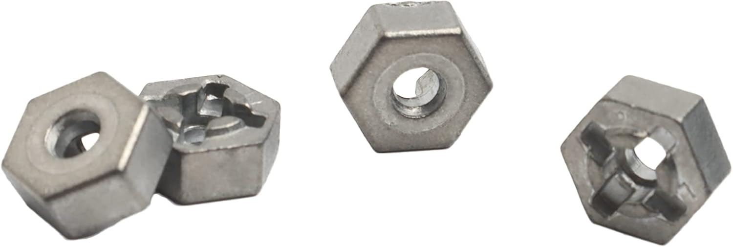 Piezas de repuesto Aleación de aluminio Rueda Hub Hex 25-ZJ09 LG-ZJ09 920-ZJ09 para 110 9125 9155 9156 S920 S921 RC Coche (4 PCS)