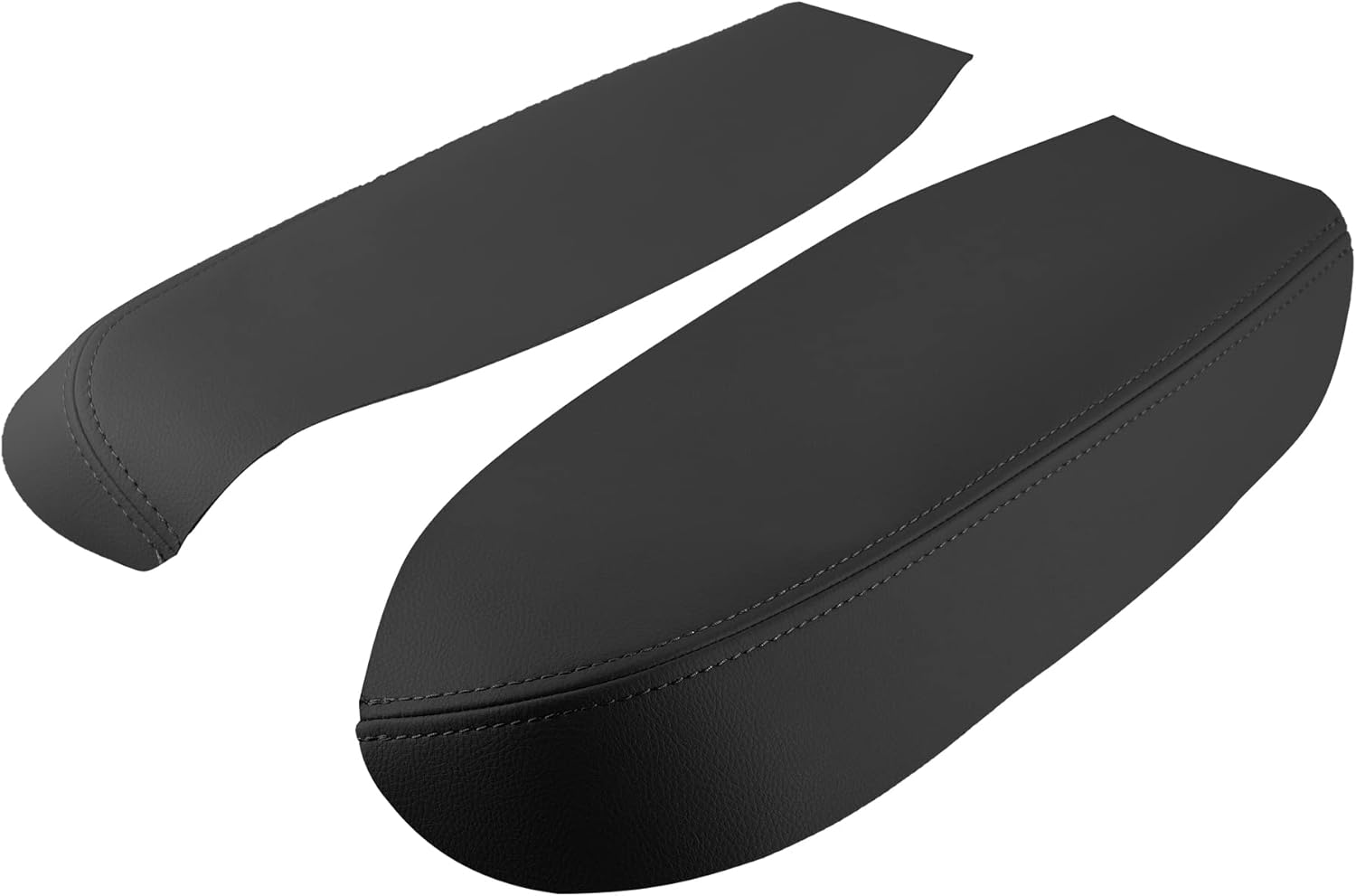 A ABSOPRO Panel de la puerta delantera del coche reposabrazos cubierta interior de la puerta trims para Acura RDX 2007-2012 negro 1 par