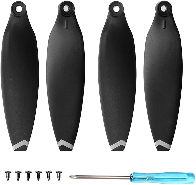 8 piezas de repuesto para hélice, piezas de repuesto de cuchillas de liberación rápida CWCCW para accesorios de mini dron FIMI X8 (color combinado)