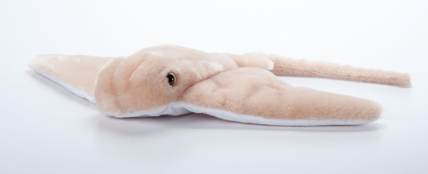The Petting Zoo Cownose Ray – Peluche de peluche, regalos para niños, animales marinos Wild Onez, juguete de peluche de rayas de 24 pulgadas de