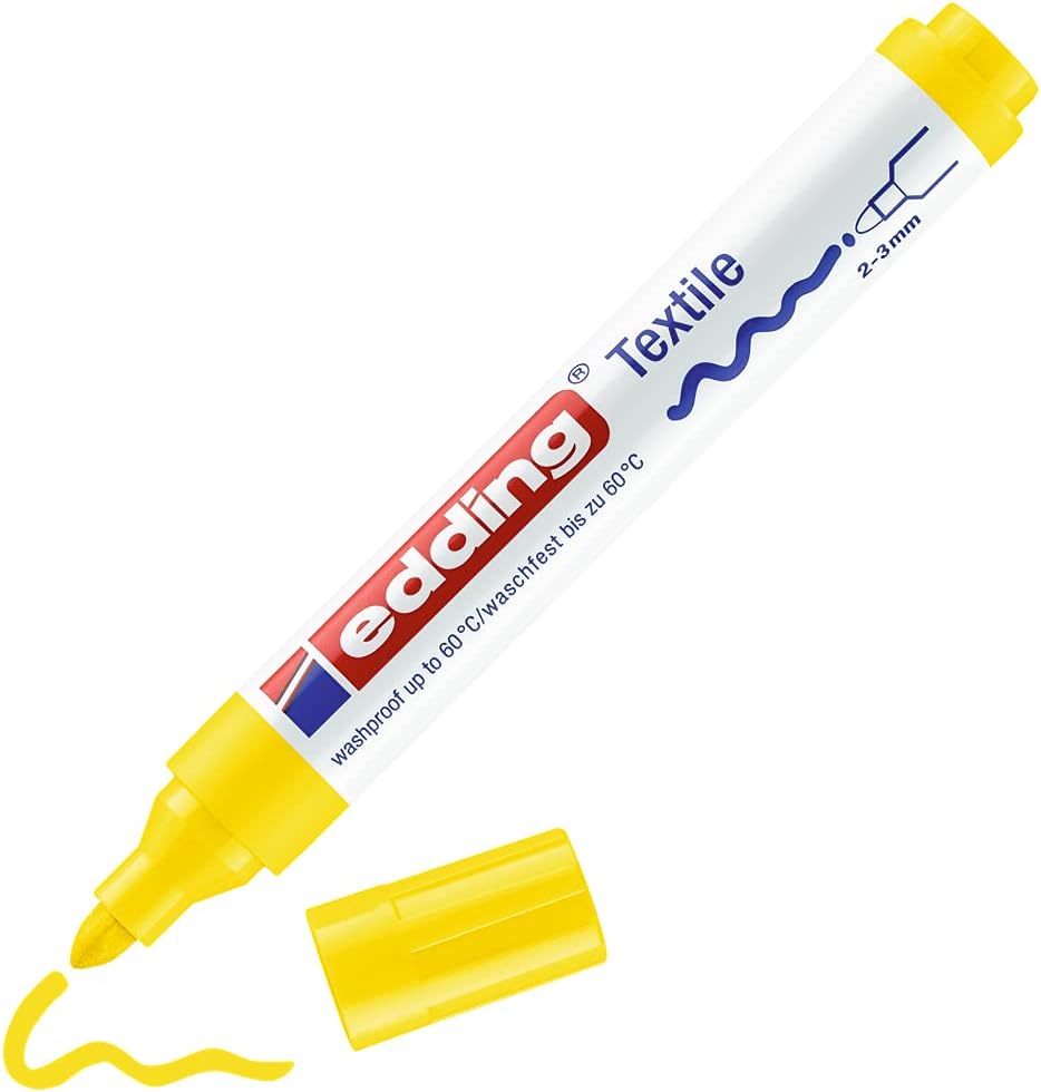 Edding Marcador textil – Amarillo