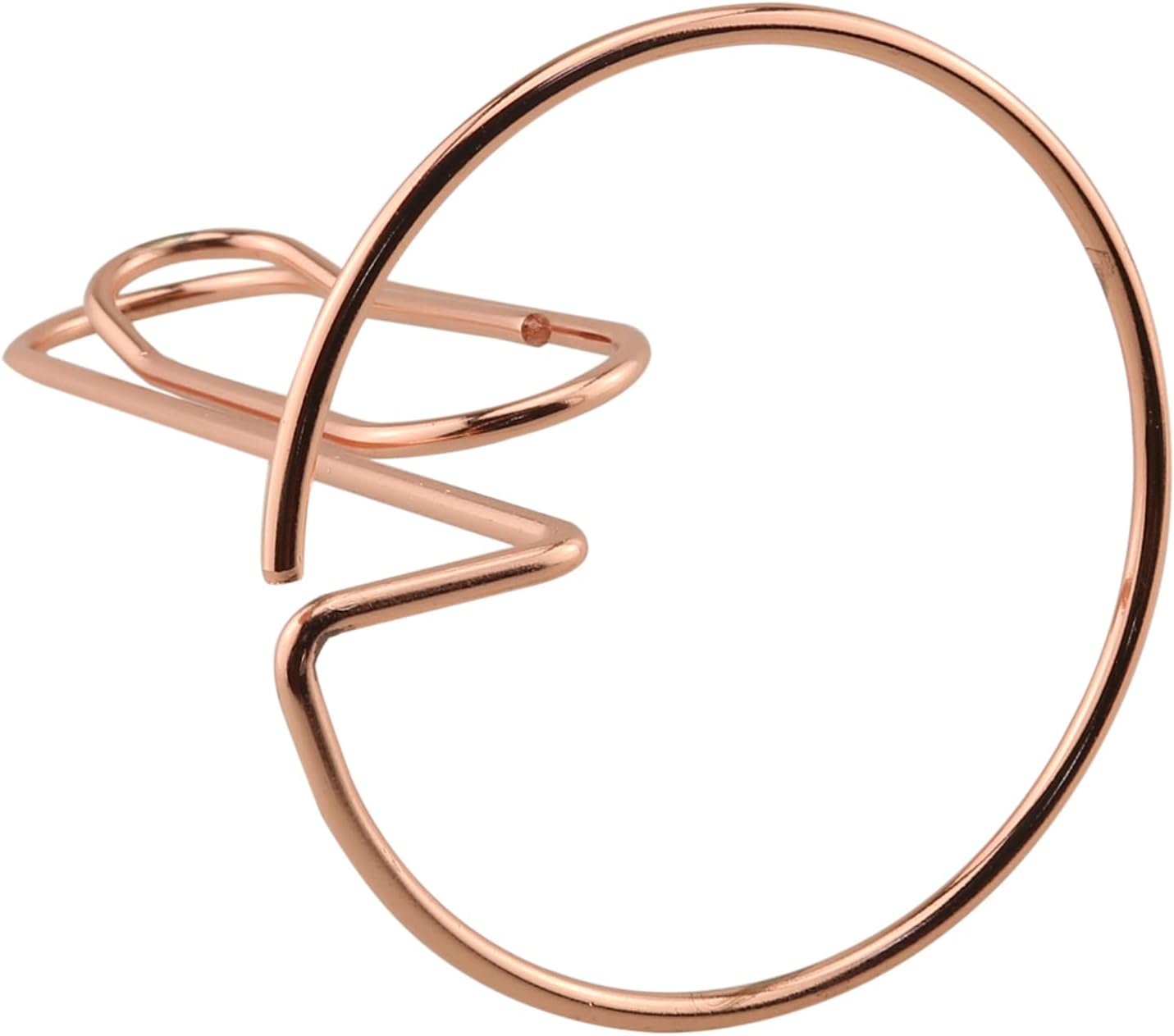HJGarden 1 soporte para notas de estudio de oficina, clip de escritorio, soporte para notas, clip de papel, organizador de notas (oro rosa)