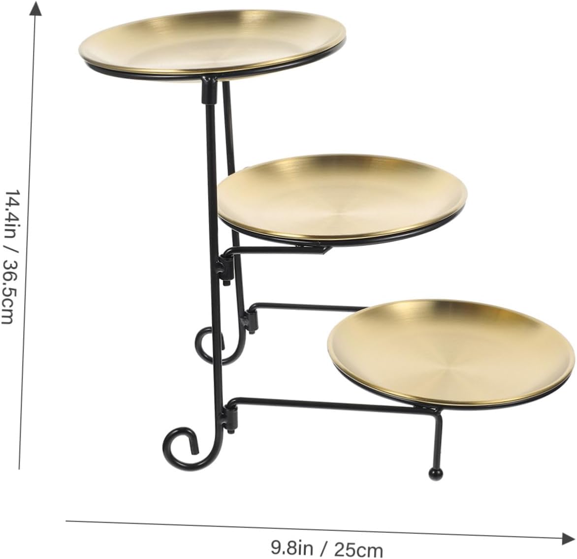 1 soporte para macetas de 3 niveles para plantas de interior, soporte de metal para plantas de interior, soporte de alambre para macetas, macetas
