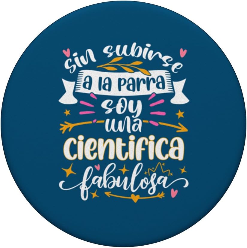 Una Científica Fabulosa Divertido Mujer Niña Adultos Ciencia PopSockets Estándar PopGrip