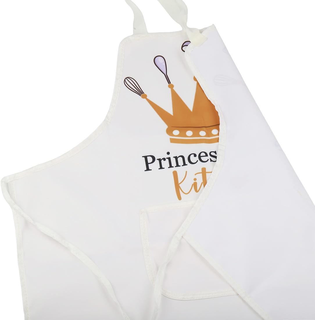 VAMSII Divertidos delantales de cocina para mujer, delantal de cocina con bolsillos, delantales de princesa de la cocina, regalos de inauguración de