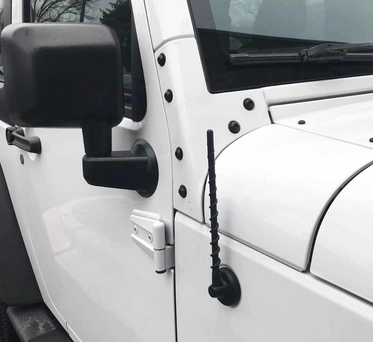 Antena (9 pulgadas) para Jeep Wrangler JK JL JKU JLU Gladiator JT Jeep Wrangler Gladiator JT, Jeep Wrangler Gladiator, Jeep Sahara Rubicon Willys