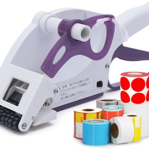 Aplicador manual de etiquetas Máquina etiquetadora de botellas planas cuadradas redondas para etiquetas de 0.866-1.378 in de ancho, aplicador de Aplicador manual de etiquetas Máquina etiquetadora de botellas planas cuadradas redondas para etiquetas de 0.866-1.378 in de ancho, aplicador de