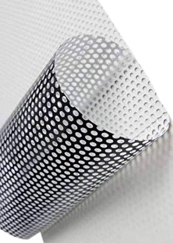 Picniva – Rollo de vinilo perforado unidireccional para ventana, de 1 pie x 50 pulgadas, lámina adhesiva de liberación de aire fácil de usar