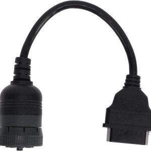 Pilipane Cable adaptador OBD2 de 9 pines a 16 pines para camiones pesados y vehículos comerciales, herramienta de diagnóstico automotriz universal Pilipane Cable adaptador OBD2 de 9 pines a 16 pines para camiones pesados y vehículos comerciales, herramienta de diagnóstico automotriz universal