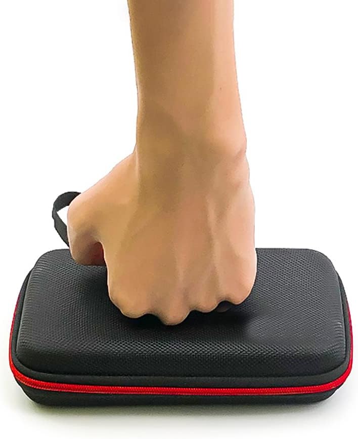Bolsa de almacenamiento portátil para RG351PRG351MRG350M, funda de transporte de viaje EVA con diseño de rejilla interna, a prueba de golpes, a