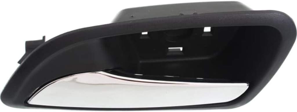 KarParts360 para Chevy Cruze Limited 2016 Manija de puerta interior delantera o trasera lado del conductor bisel negro con palanca cromada  Trim