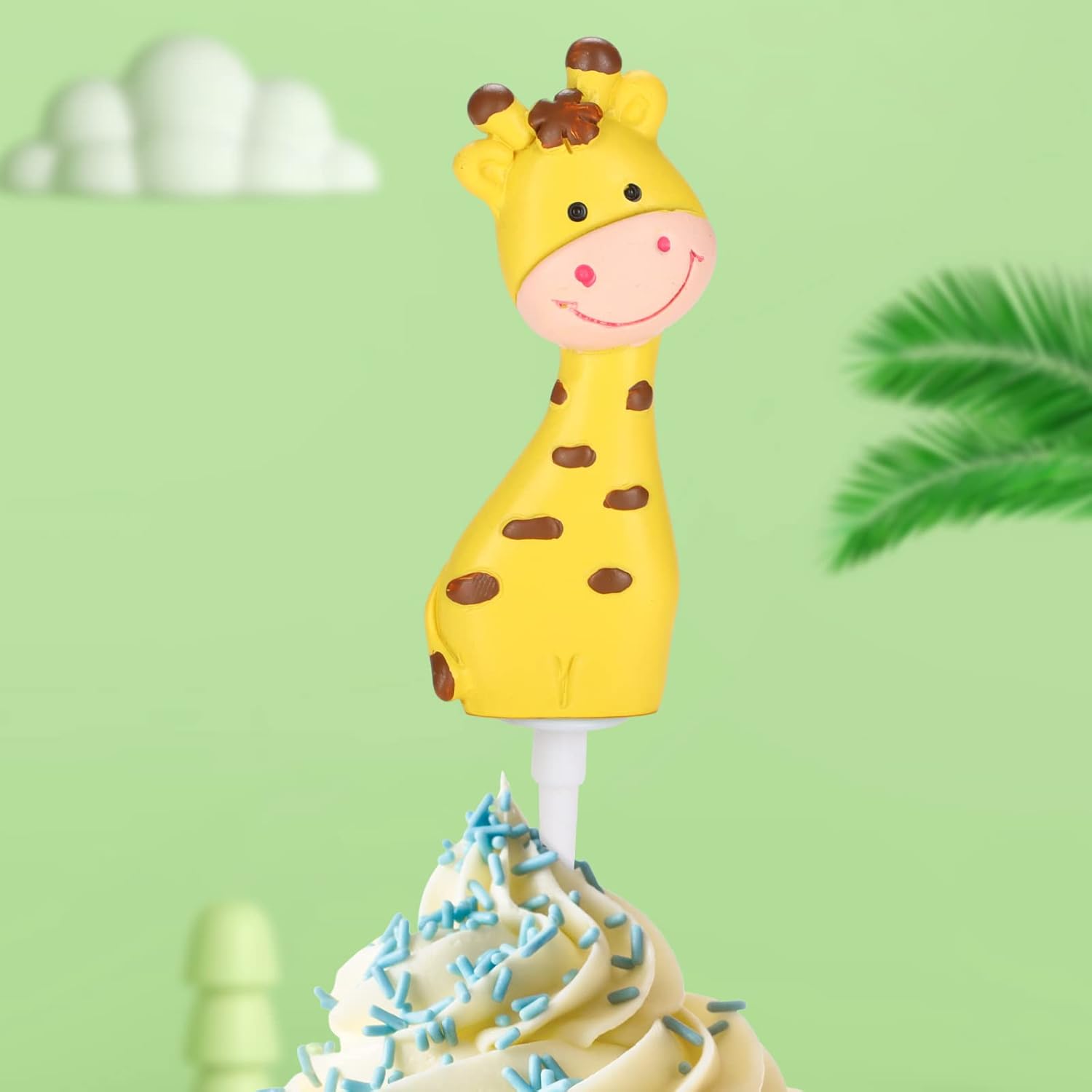 Decoración para tartas con temática de selva para niños, diseño de dinosaurio, elefante, animales, safari, feliz cumpleaños, temática de selva (tema