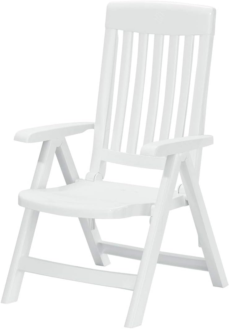 KETTLER Sieger Silla Plegable Resina Blanco