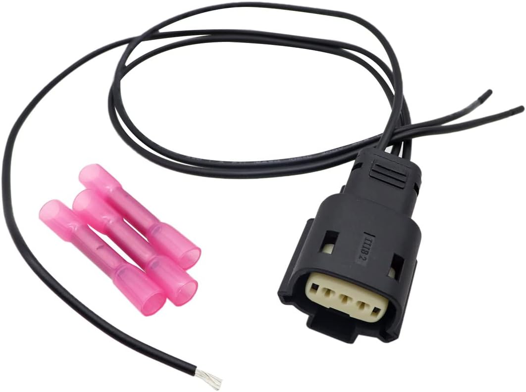 Bobina de encendido de 3 vías y conector de sensor, conector de bobina de encendido de coleta, cable de enchufe compatible con Ford V6 V8 Flex F150