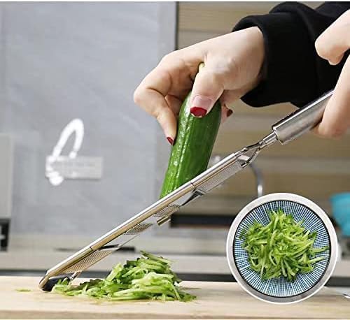Juego de rebanador de verduras, rallador de queso multiusos, cortador de verduras de cebolla, triturador de mano de acero inoxidable, trituradora de