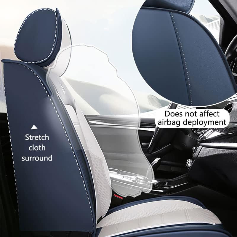 JOJ Fundas de asiento de automóvil para Volvo XC40 2019-2023, 2 fundas de asiento de automóvil, antideslizantes, impermeables, transpirables, de