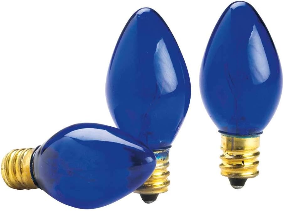 The Dreidel Company Rite-Lite Judaica Blue – Bombillas eléctricas para menorá, caja 0f 9