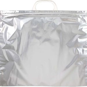 Jay Bags Bolsa de comida aislada reutilizable en blanco, pequeña, color plateado Jay Bags Bolsa de comida aislada reutilizable en blanco, pequeña, color plateado