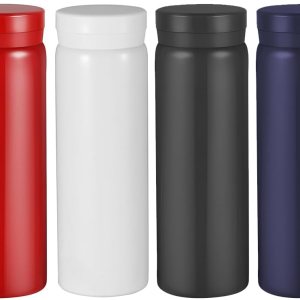 Mini botella de agua de 10 onzas de acero inoxidable, termo pequeño, con aislamiento al vacío, a prueba de fugas, mantiene las bebidas calientes y Mini botella de agua de 10 onzas de acero inoxidable, termo pequeño, con aislamiento al vacío, a prueba de fugas, mantiene las bebidas calientes y