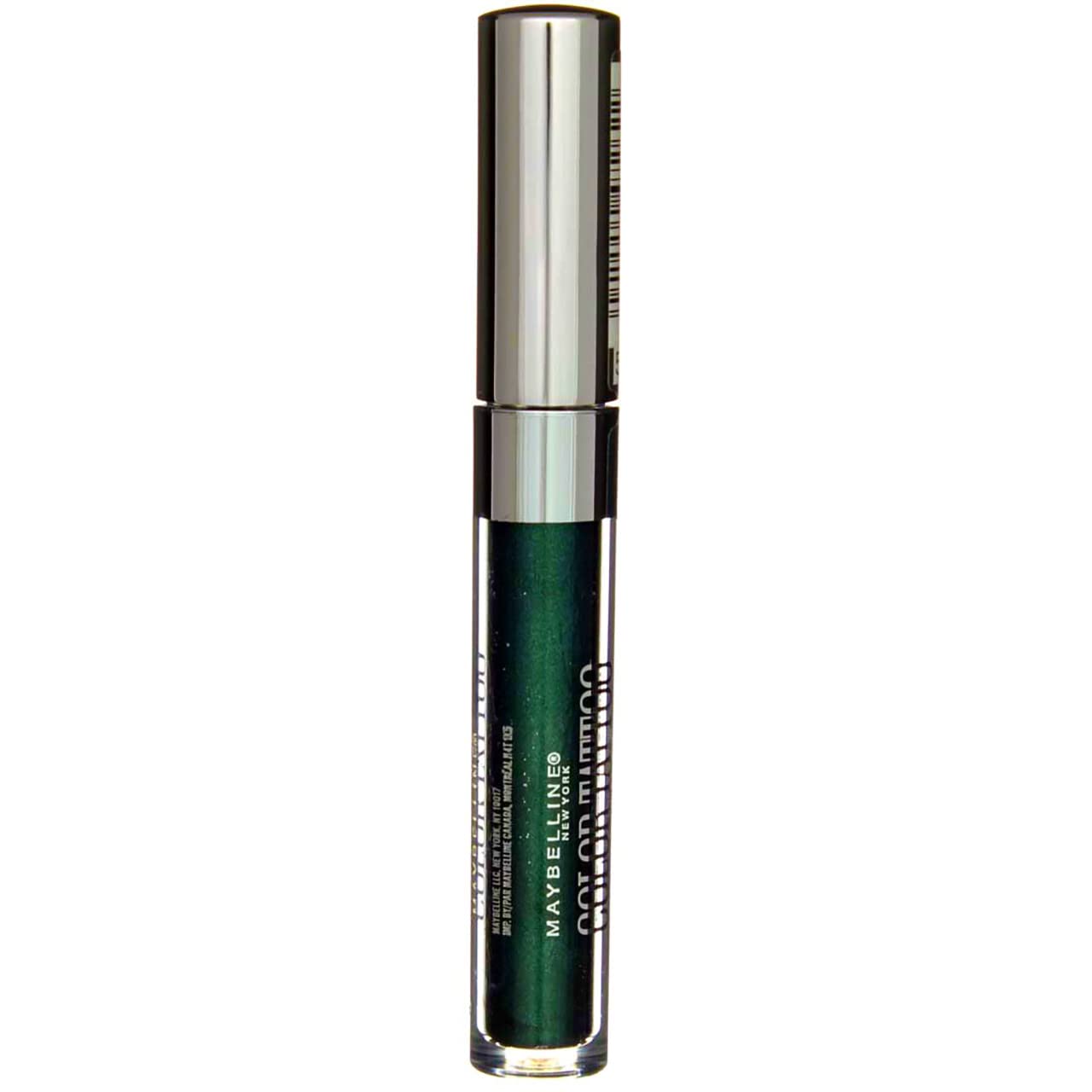 Maybelline New York Color Tattoo Eye Sombra cromada, esmeralda eléctrica, 1 unidad
