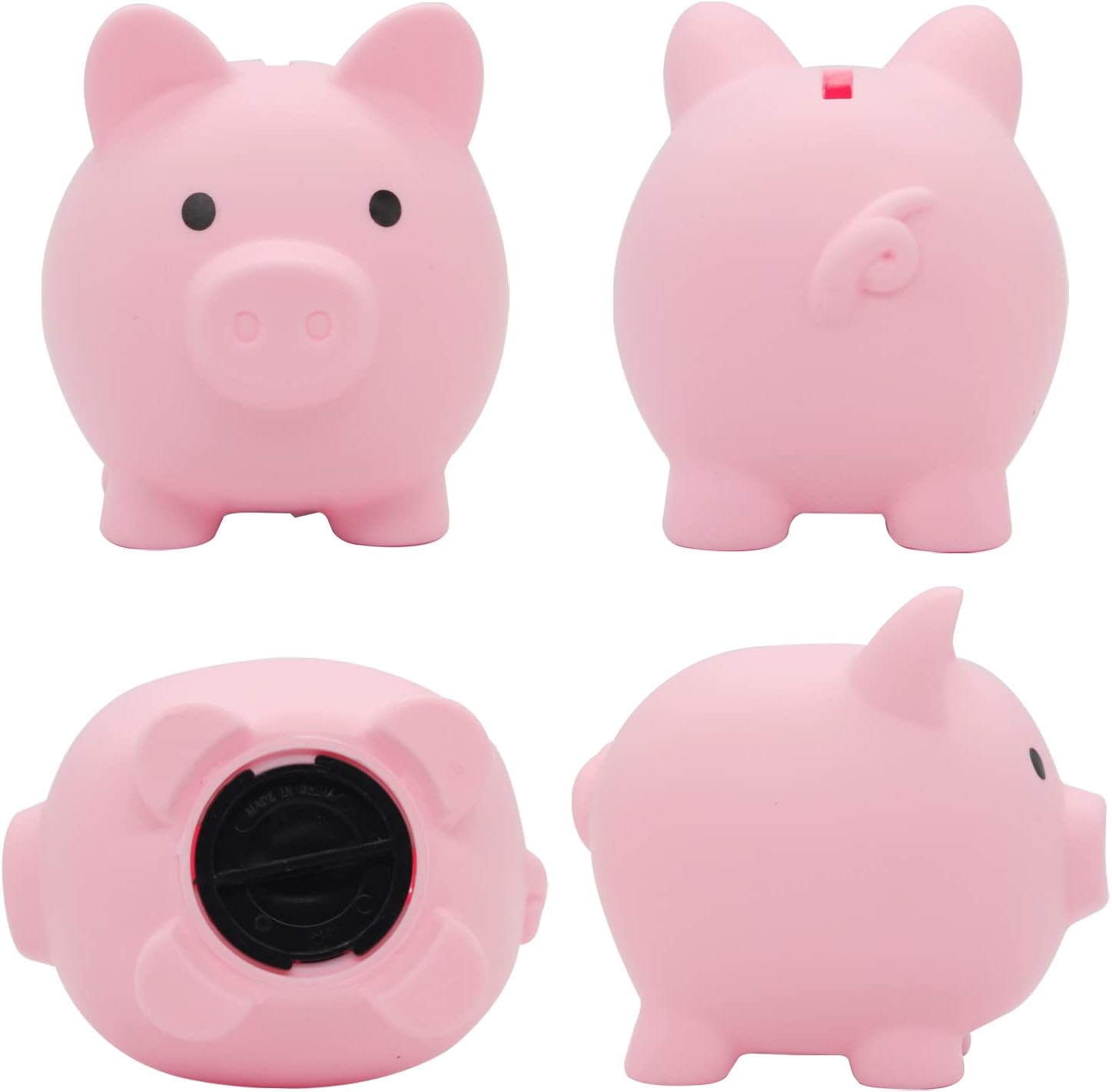 Alcancía personalizada, nombre personalizado para niñas y niños, banco de dinero de plástico irrompible, alcancías de tres tamaños, regalos para