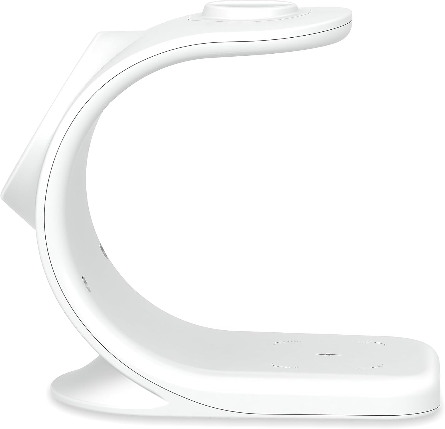 MMOBIEL Estación de carga inalámbrica compatible con iPhone, Apple Watch y AirPods, soporte de cargador inalámbrico 3 en 1 de 15 W, base de carga