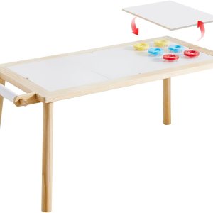 Beright Mesa infantil 5 en 1, mesa sensorial para interiores de arena de juego, mesa de dibujo para niños con rollo de papel y vasos de pintura, no Beright Mesa infantil 5 en 1, mesa sensorial para interiores de arena de juego, mesa de dibujo para niños con rollo de papel y vasos de pintura, no
