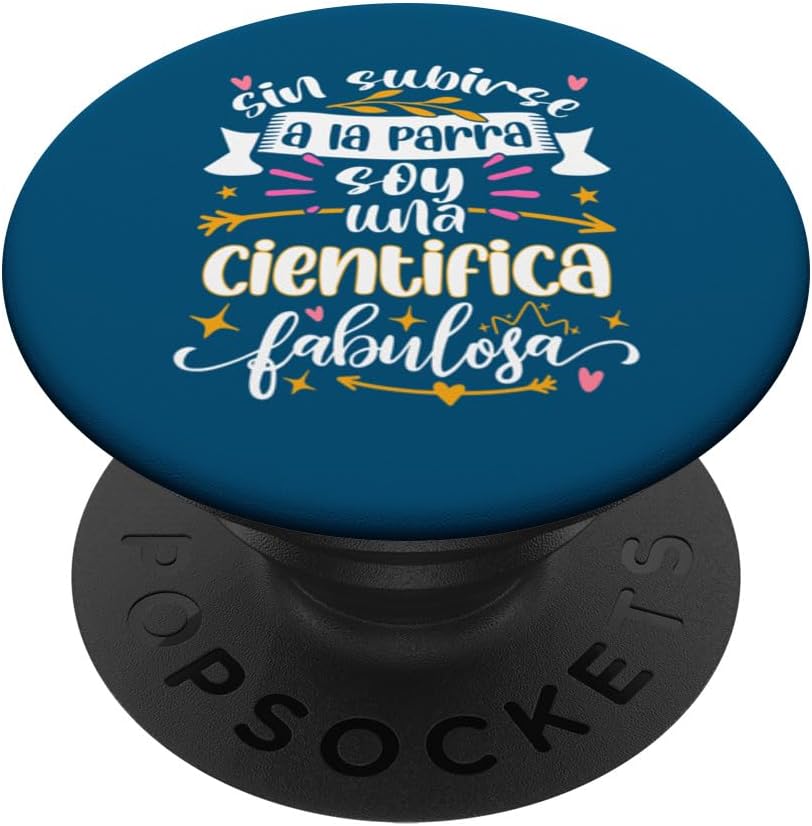 Una Científica Fabulosa Divertido Mujer Niña Adultos Ciencia PopSockets Estándar PopGrip