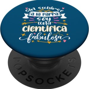 Una Científica Fabulosa Divertido Mujer Niña Adultos Ciencia PopSockets Estándar PopGrip Una Científica Fabulosa Divertido Mujer Niña Adultos Ciencia PopSockets Estándar PopGrip