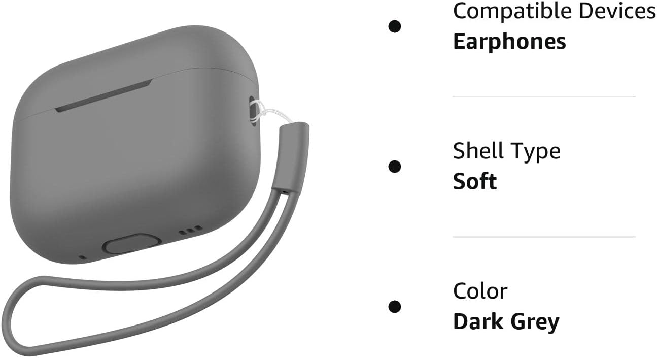 OULUOQI Funda compatible con AirPods Pro 2 20232022, funda protectora de silicona suave que absorbe los golpes, compatible con Apple AirPods Pro de