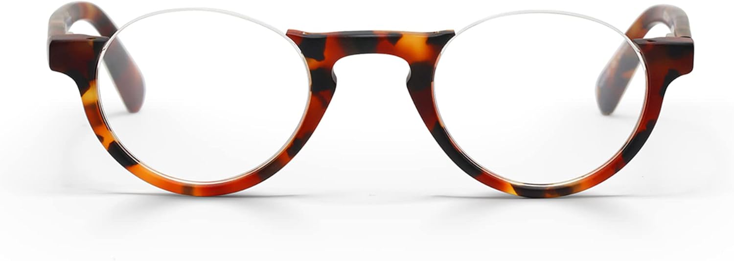 eyebobs – Vicepresidente  Gafas de lectura prémium para hombres y mujeres  Marco de medio borde para caras estrechas  Disponible en 0.0x – 4.0x
