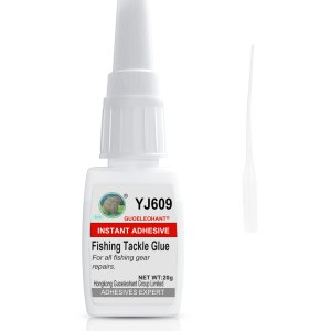 Pegamento para aparejos de pesca, 0.71 onzas de adhesivo transparente y de secado rápido para aparejos de pesca Pegamento para aparejos de pesca, 0.71 onzas de adhesivo transparente y de secado rápido para aparejos de pesca