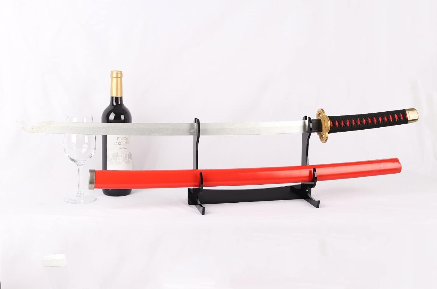 WANLIAN Espada Soporte Espada Gancho Acrílico Mesa De Dos Estantes Samurai Espada Soporte De Exhibición Soporte Soporte De Espada Apoya Todas Las