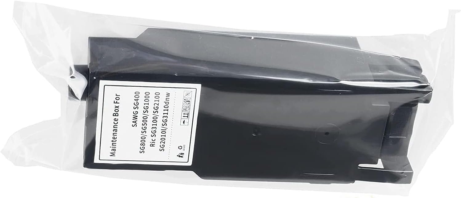 DLMELHOR SG400 SG800 SG500 SG1000 GC41 Caja de mantenimiento Depósito de tinta de residuos compatible para Sawgrass Virtuoso SG400 SG800 SG500