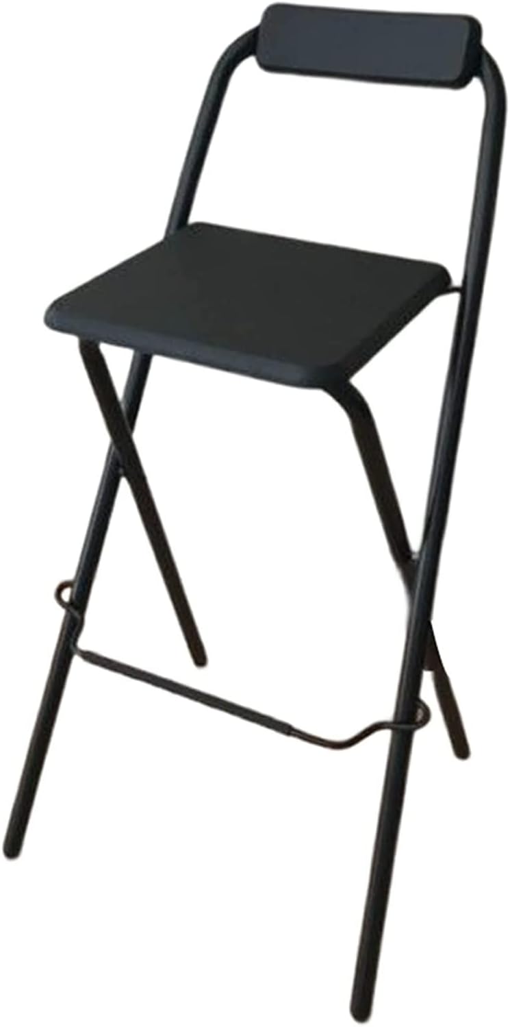 Modern Taburete de bar plegable con altura de mostrador para adultos, silla alta plegable para desayuno, taburete cuadrado de fiesta de oficina,