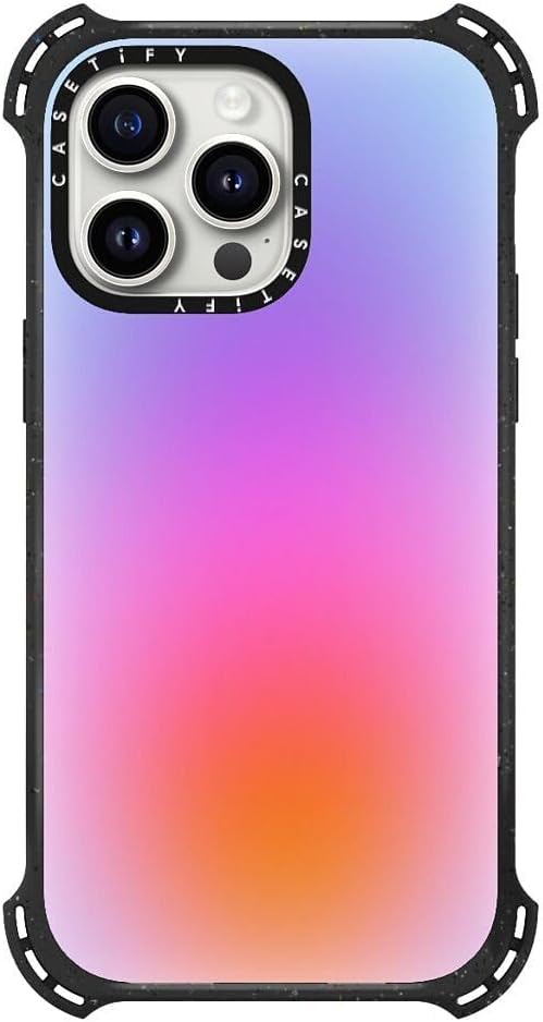 CASETiFY Funda Bounce para iPhone 15 Pro Max 6 veces probada contra caídas de grado militar, protección contra caídas de 21.3 pies, compatible con