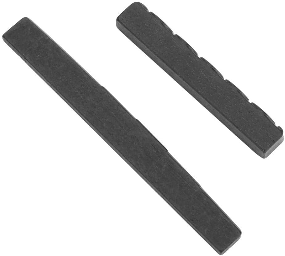 Dilwe Kit de tuerca y sillín de guitarra, 1 juego de tuerca de ébano y silla de montar para pieza de guitarra clásica