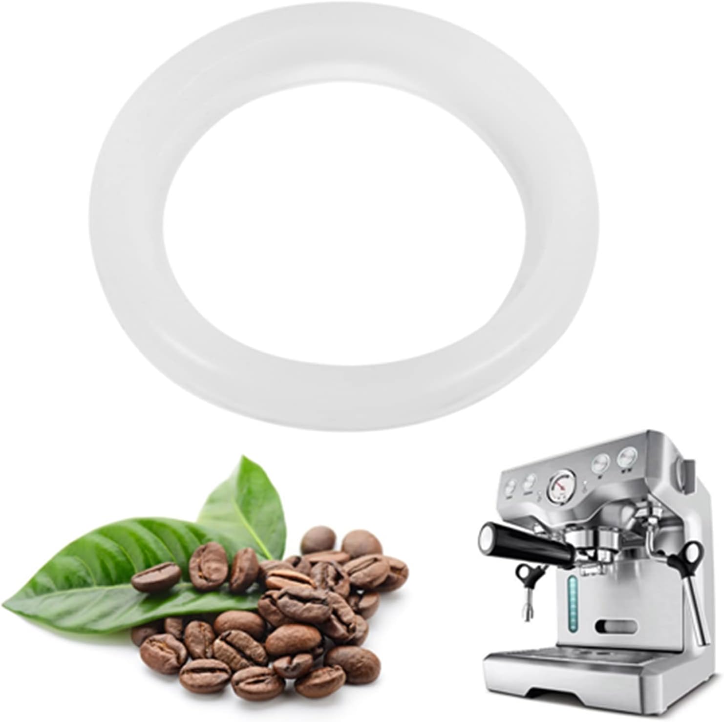GLOGLOW Junta de ajuste perfecto de 2.244 in para máquinas de café, pieza de repuesto de sellado de cabezal de preparación, cafetera profesional y