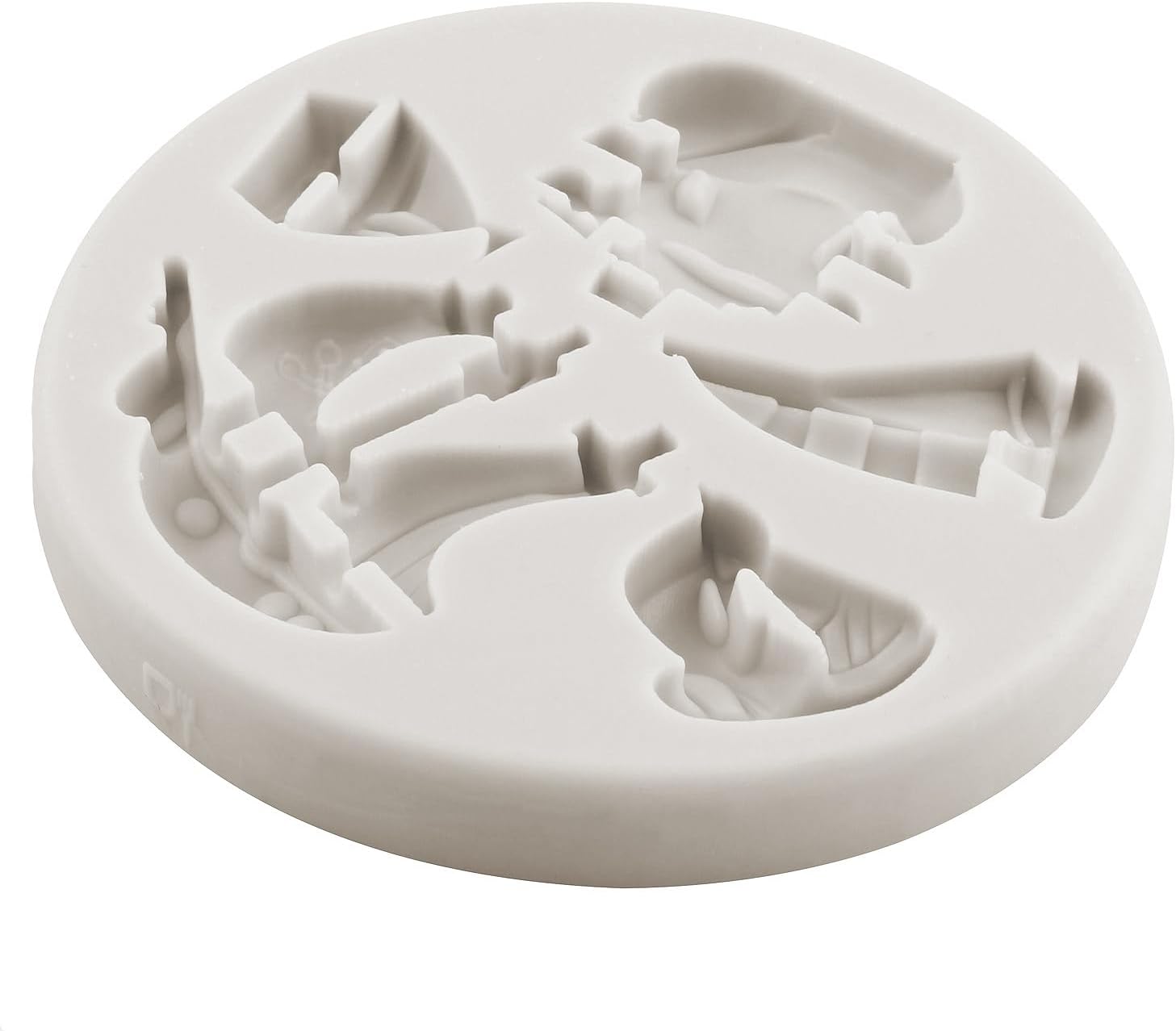 Moldes de silicona para veleros, brújula, ancla, timón, salvavidas, faro, fondant, monedas del tesoro, molde de chocolate para decoración de