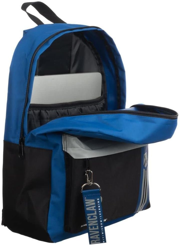 Bioworld Harry Potter Ravenclaw – Mochila para laptop de 16 pulgadas y cordón, Multi colorido, Personalizado