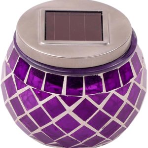 OSALADI Luz solar de jardín al aire libre Mosaico de vidrio Luz solar de césped Luz solar al aire libre para jardín Luz solar LED Lámpara de luz OSALADI Luz solar de jardín al aire libre Mosaico de vidrio Luz solar de césped Luz solar al aire libre para jardín Luz solar LED Lámpara de luz