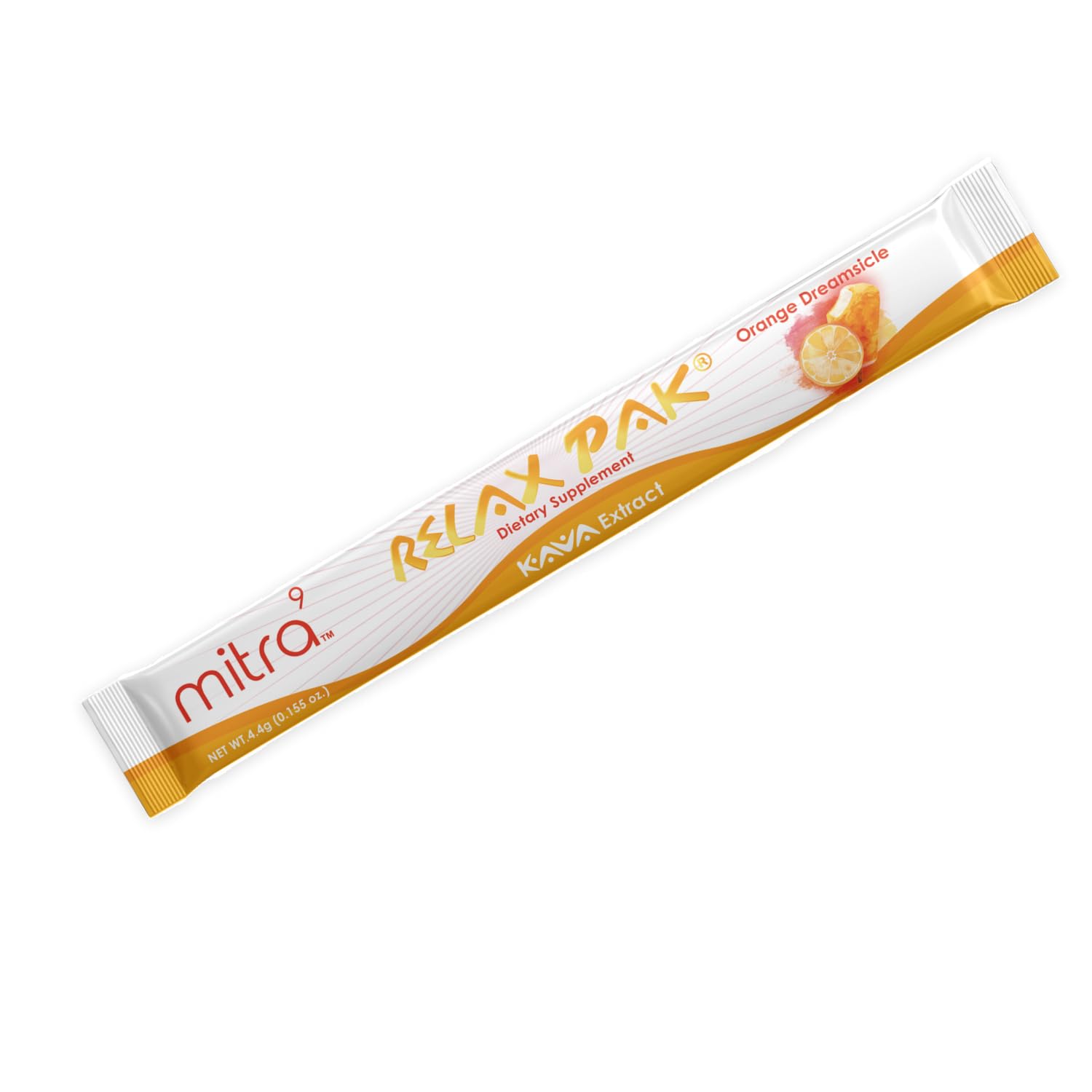 MITRA-9 Kava Powder RelaxPak – Paquetes de polvo de extracto de kava de naranja Dreamsicle  Potenciador del estado de ánimo  A base de plantas