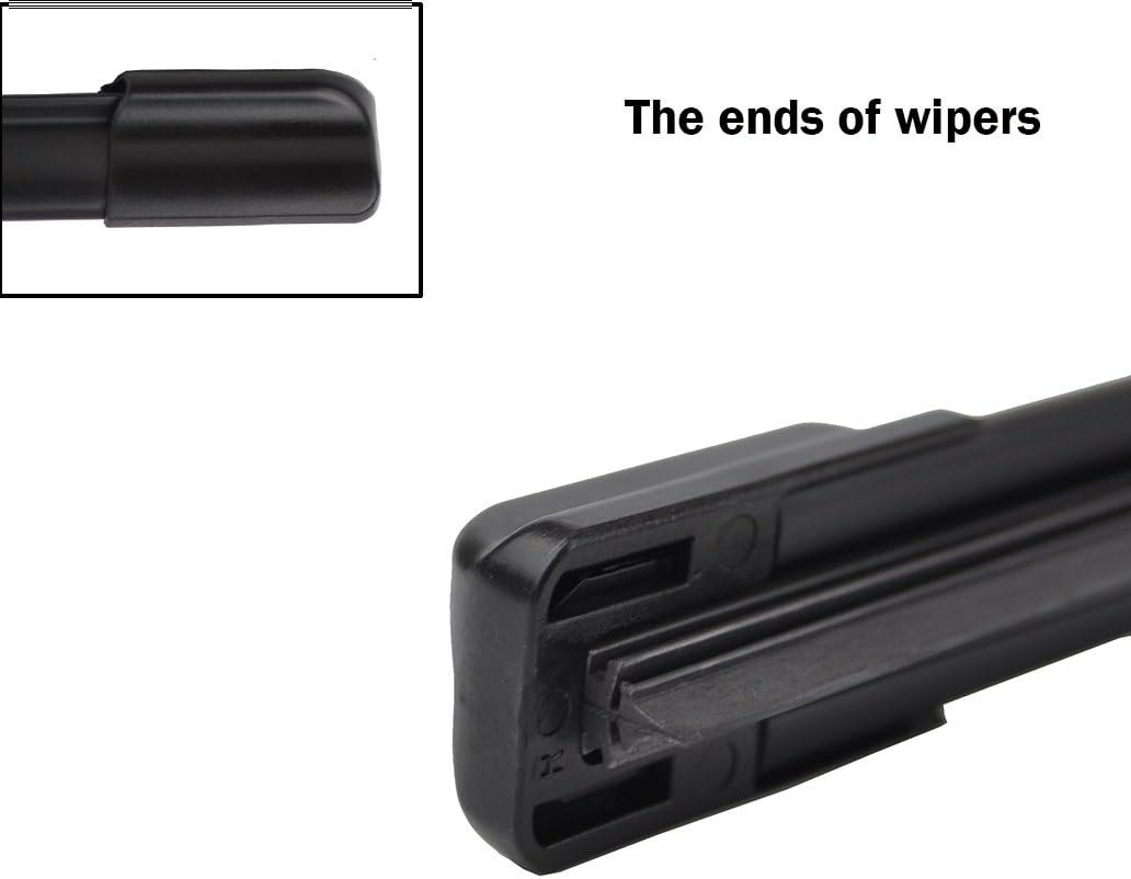 XUKEY Limpiaparabrisas delantero de 26 pulgadas y 17 pulgadas, ajuste personalizado para Cadillac SRX MK2 2010-2016 para Jaguar XE 2015-2020 (juego