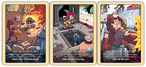 Venture Party un juego de cartas rápido y divertido para héroes desafortunados, azul