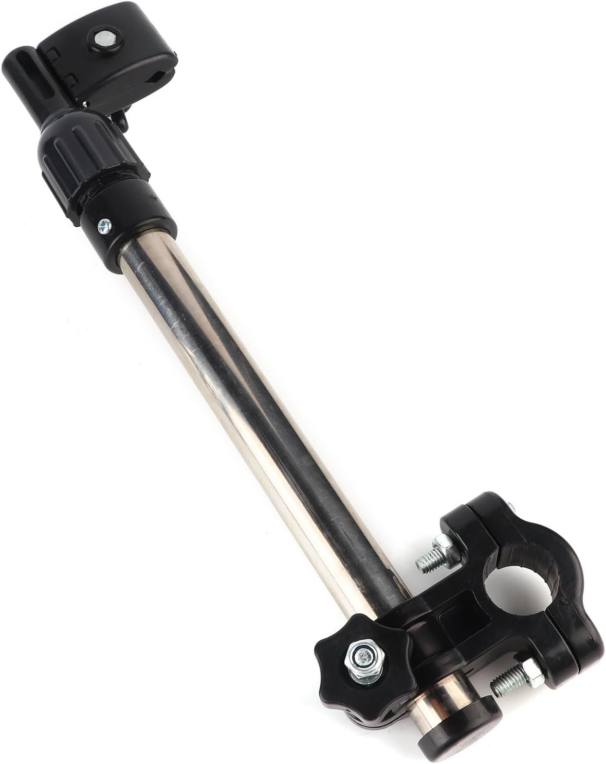 Soporte para barra de paraguas de bicicleta, soporte de marco de paraguas para silla de ruedas, soporte ajustable para paraguas para bicicleta,