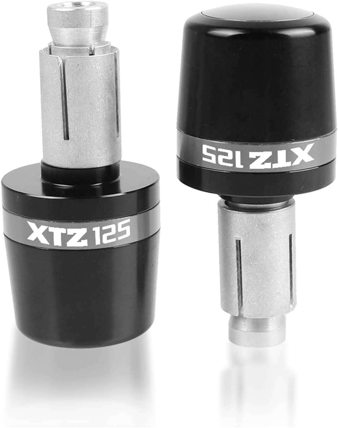 Extremos de manillar de motocicleta para Yamaha XTZ125 XTZ 125 XTZ-125 2005 2006 2007 2008 2009 2010 – Pesas de extremo de agarre de manillar de